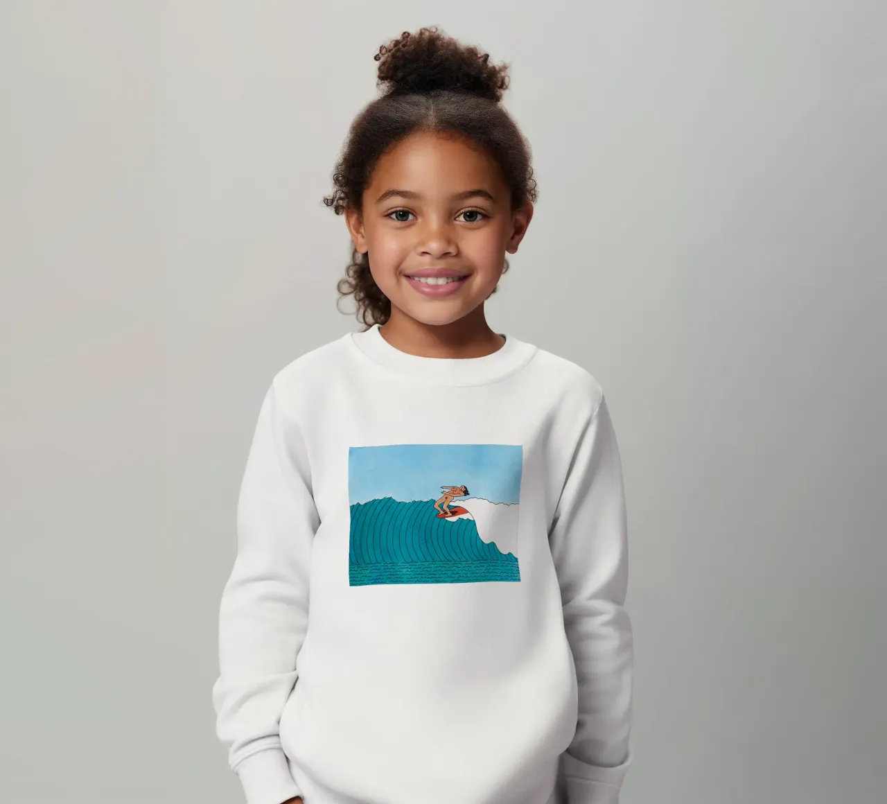 Ken Price Surfen in de Staat der Natuur kinder sweatshirt van Marcobarshop