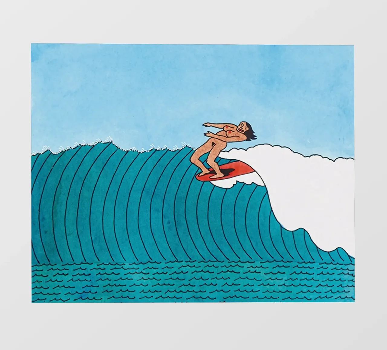 Ken Price Surfing in the State of Nature telo in pvc da Marcobarshop