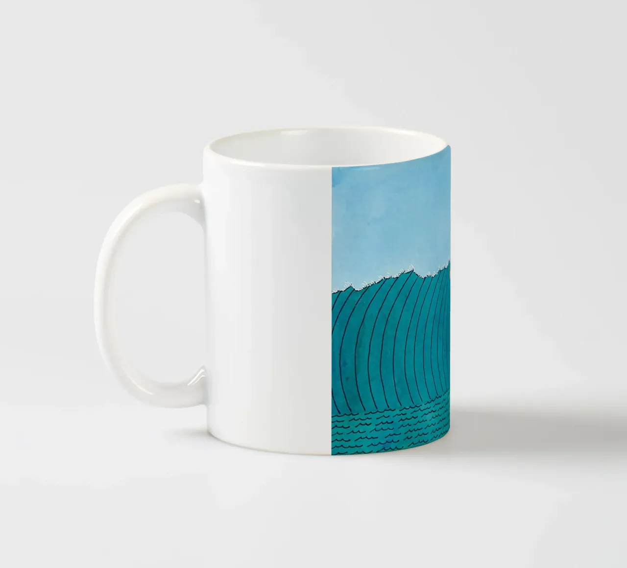 Ken Price Surfing in the State of Nature tazza in ceramica da Marcobarshop