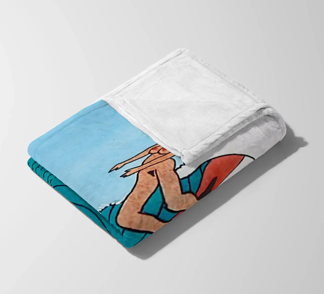 Ken Price Surfing in the State of Nature coperta in pile da Marcobarshop