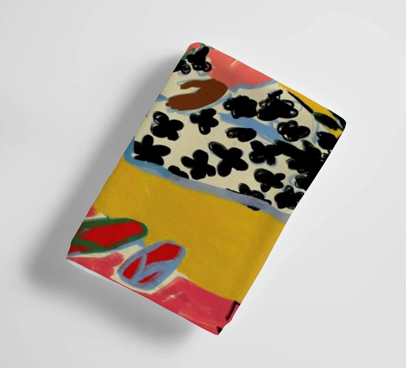 Woman With Fruit towel by Sandra Poliakov