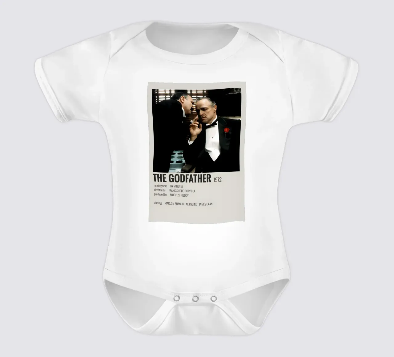 THE GODFATHER 1972 body neonato maniche corte da MVFminimalist