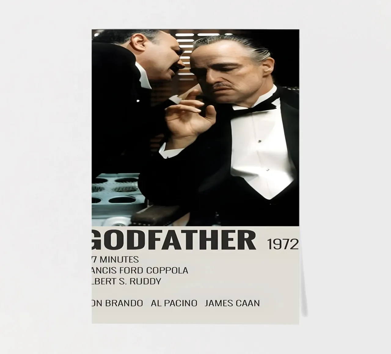 THE GODFATHER 1972 Stickerbogen von MVFminimalist