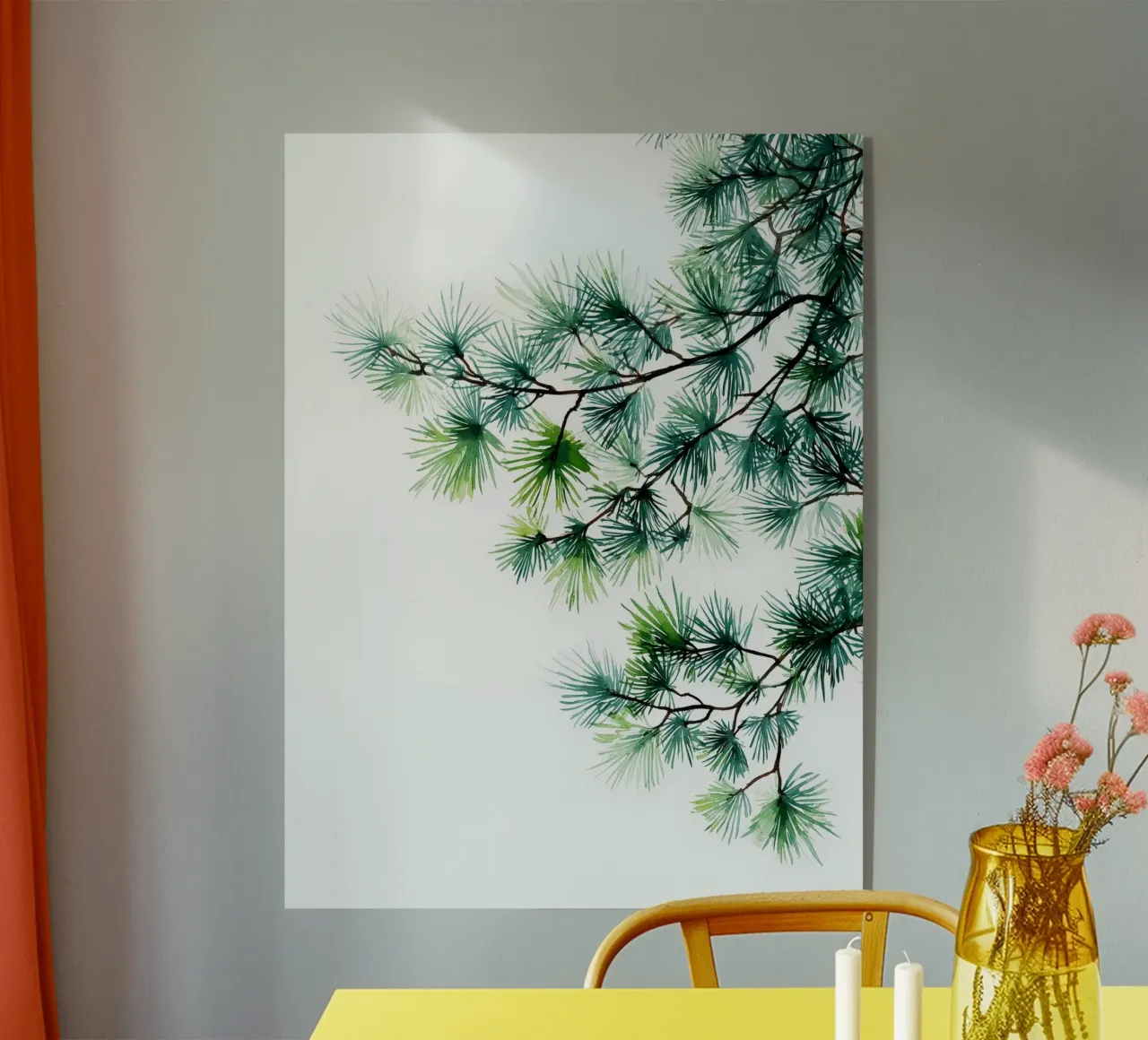 Soft Pines acrylic glass by Luke Wilder Studio