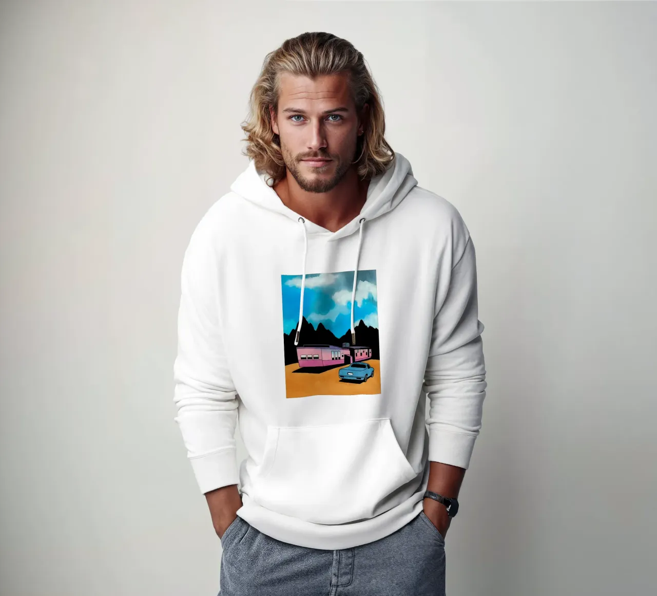 Ken Price Recluso irrealistico felpa con cappuccio da Marcobarshop