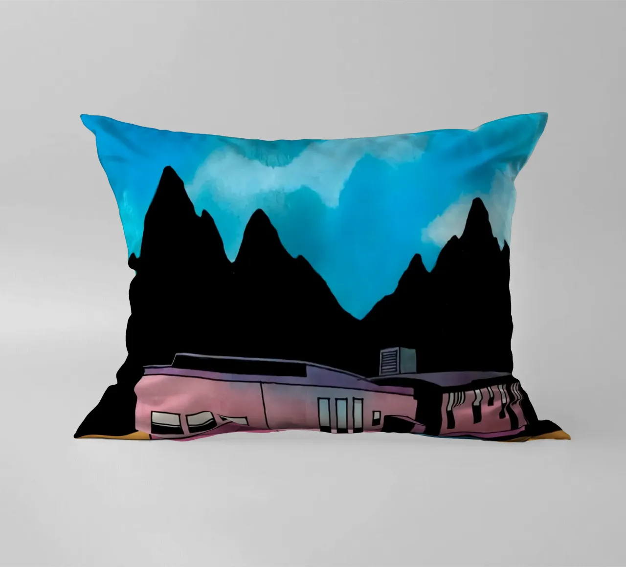 Ken Price Unrealistic Recluse decorative cushion by Marcobarshop