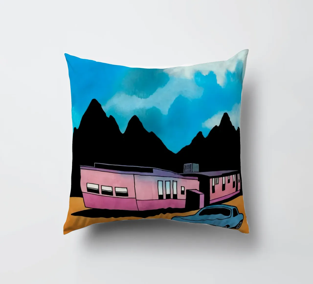 Ken Price Unrealistic Recluse decorative cushion by Marcobarshop