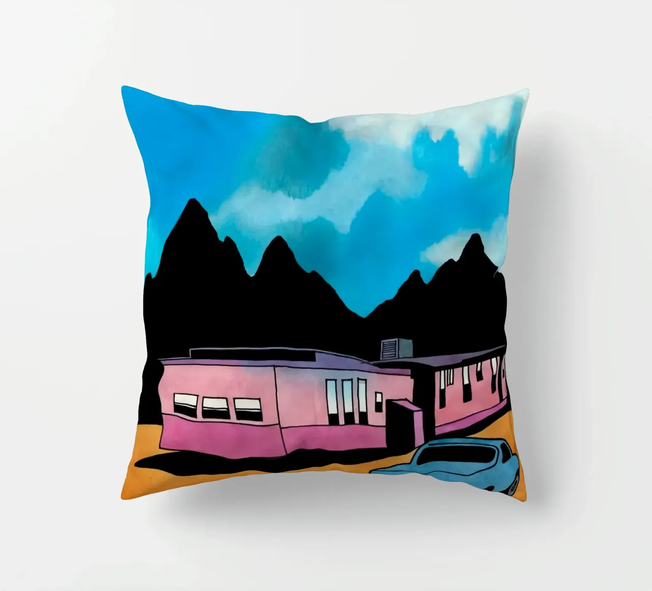 Ken Price Unrealistic Recluse decorative cushion by Marcobarshop
