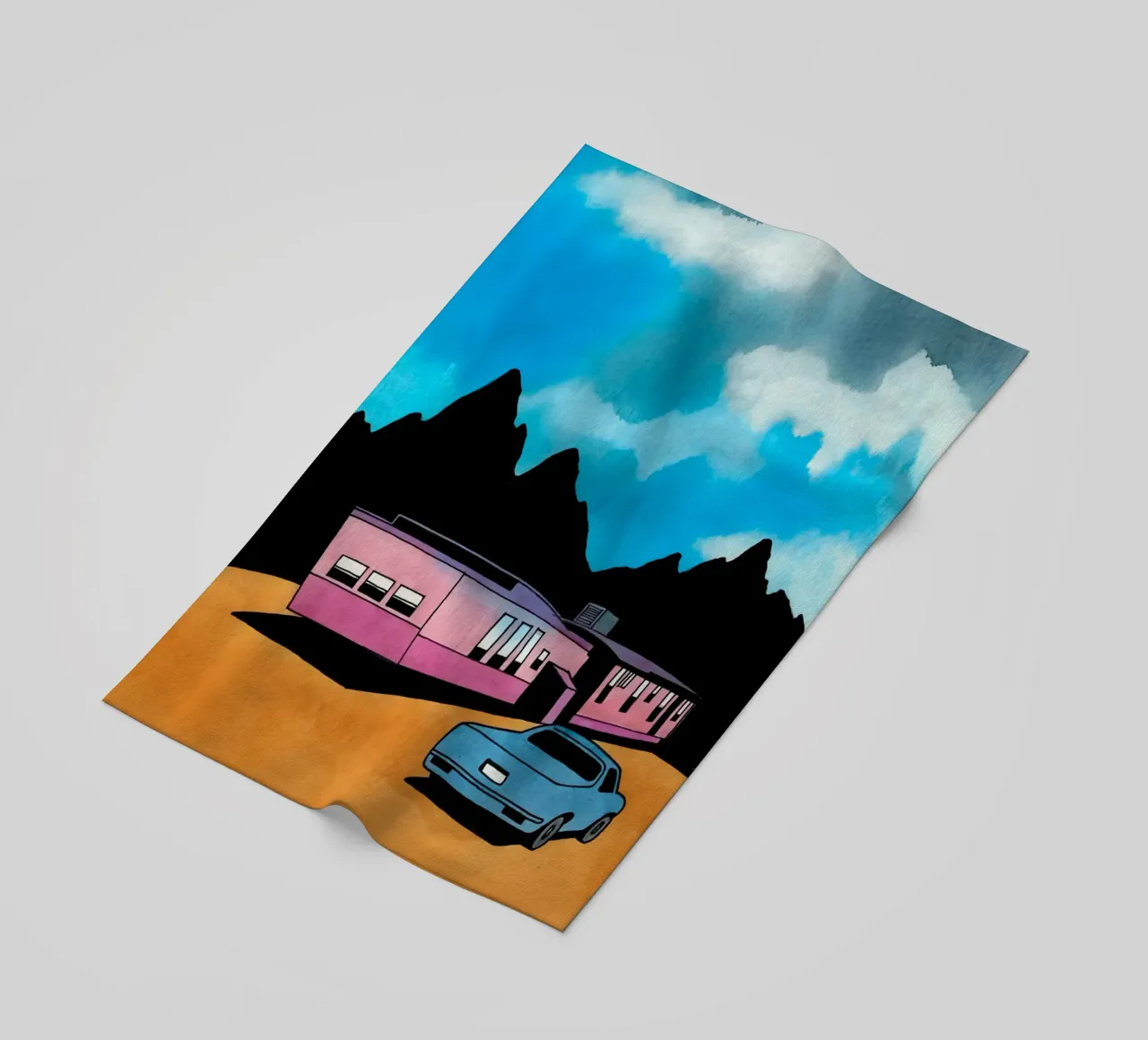 Ken Price Unrealistic Recluse beach towel by Marcobarshop
