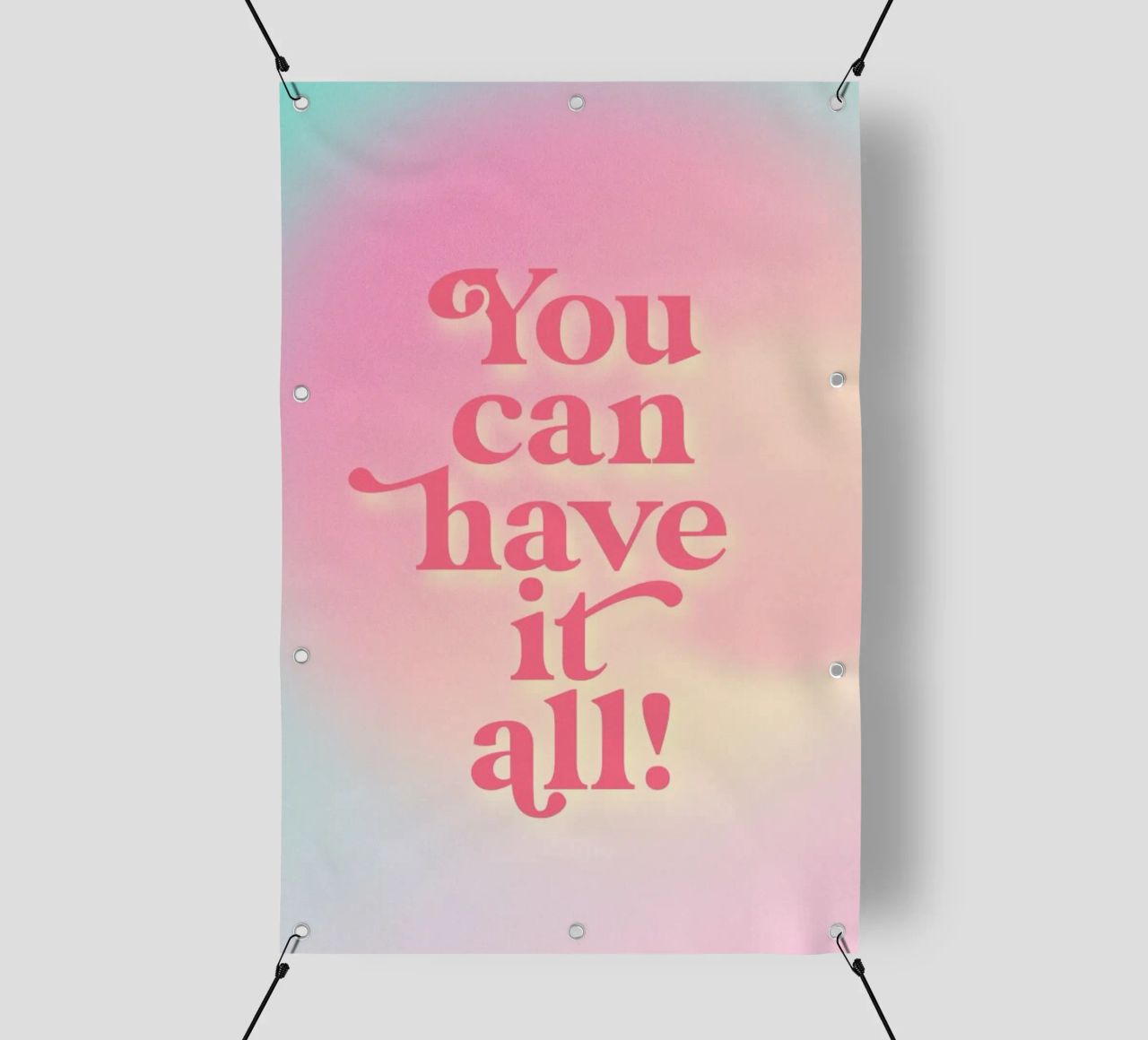 You Can Have It All telo in pvc da neon* fotografie
