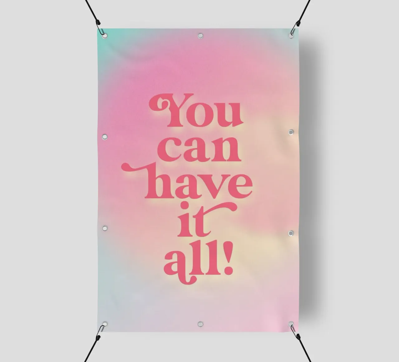 You Can Have It All telo in pvc da neon* fotografie