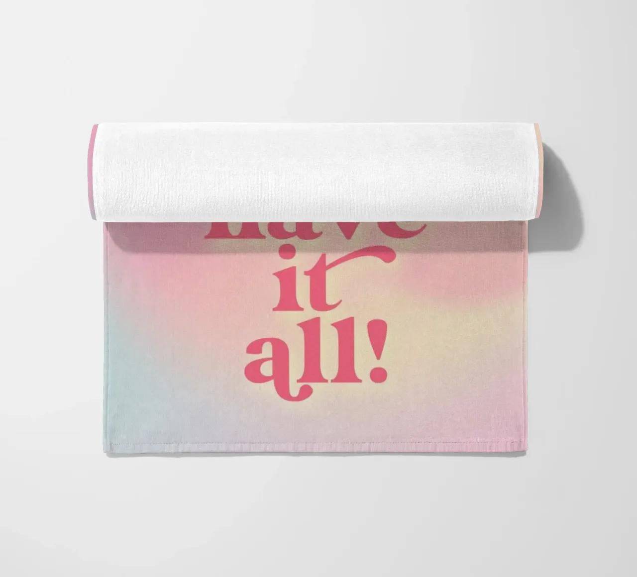 You Can Have It All toalla de playa de neon* fotografie