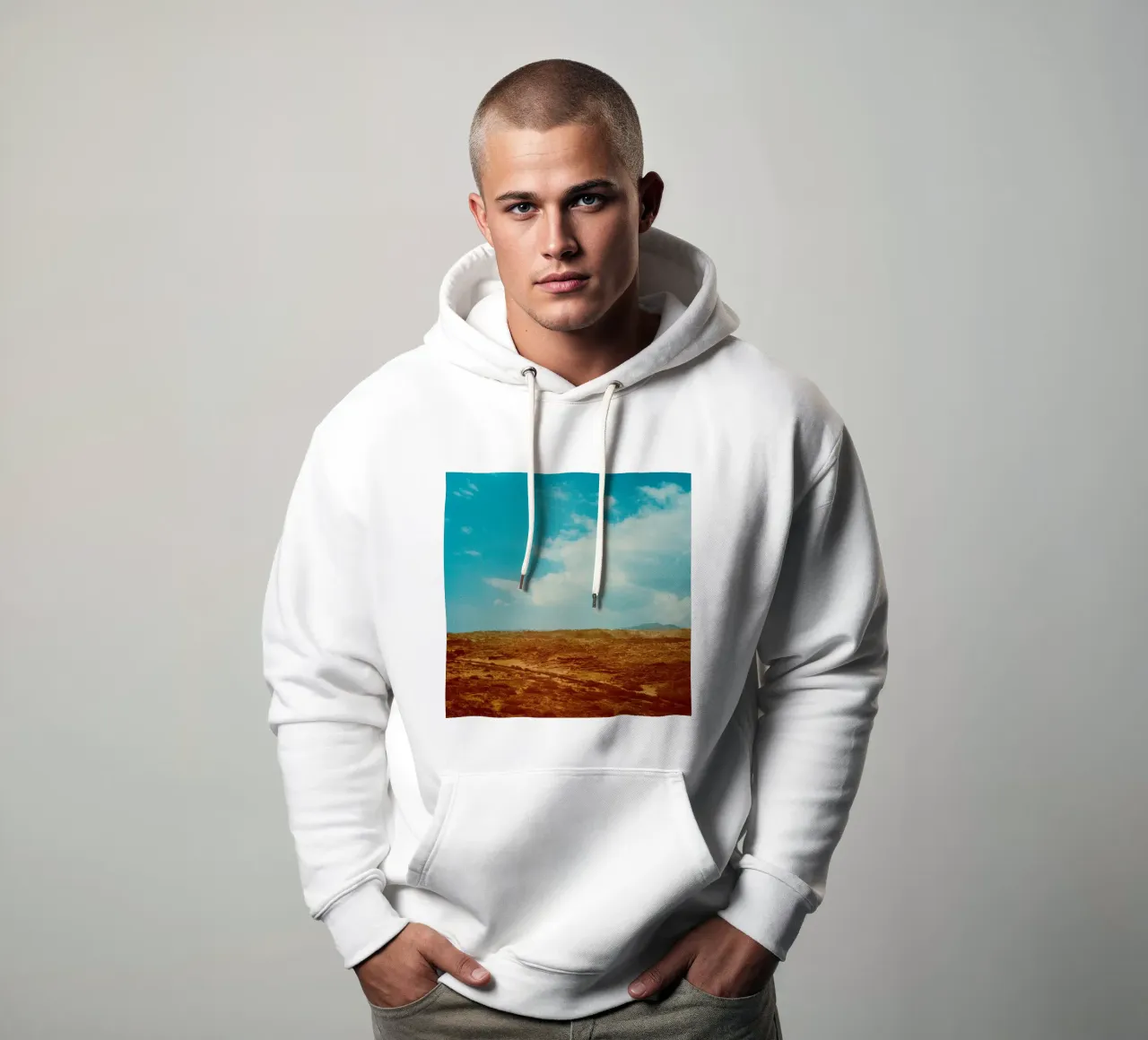 Hawaii Isola Grande felpa con cappuccio da KISSA STUDIO