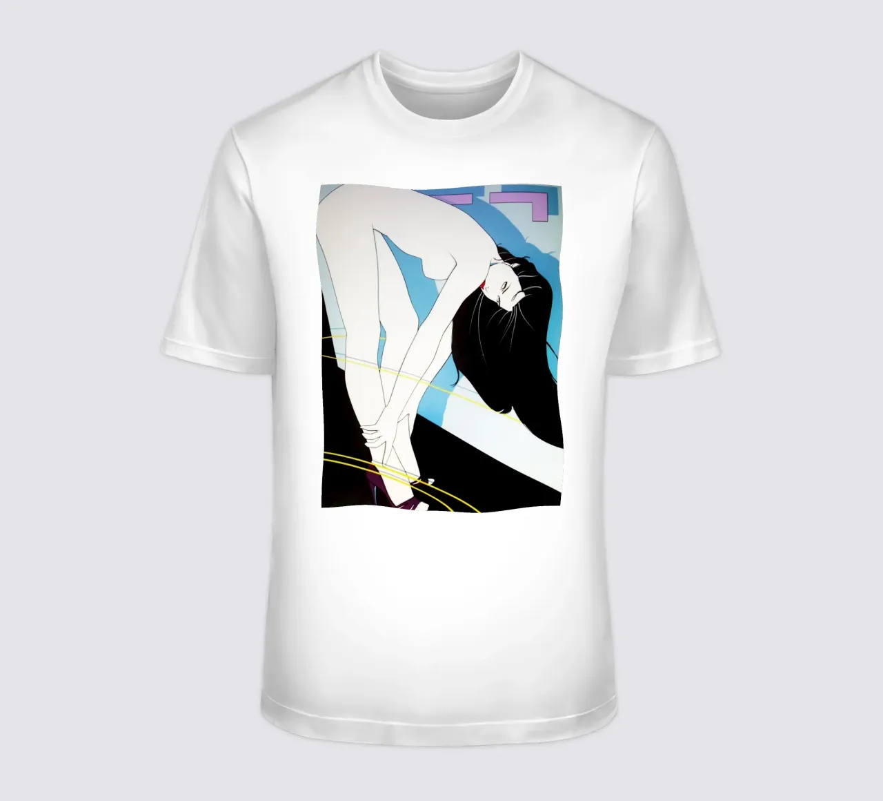 Patrick Nagel art t-shirt da Kabir