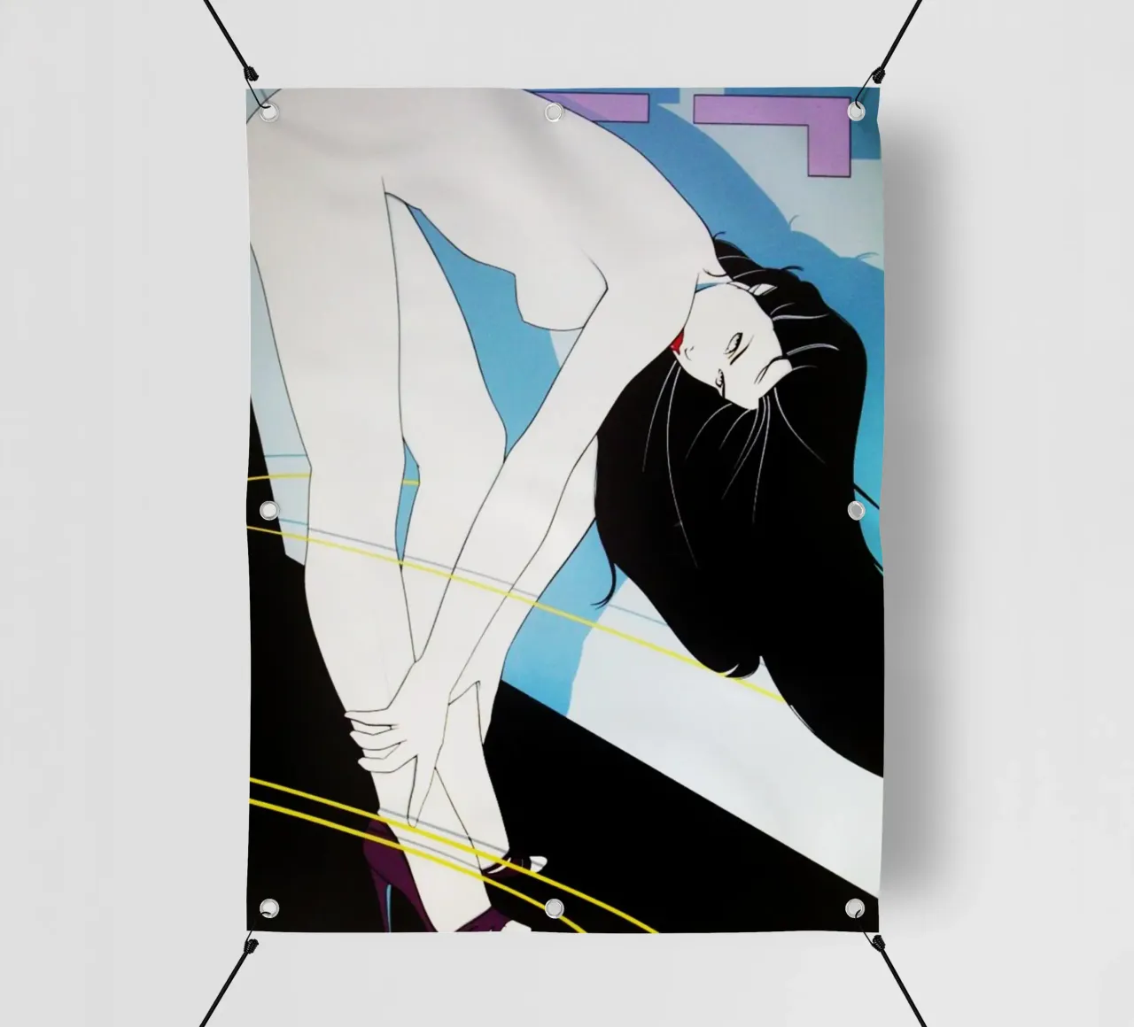Patrick Nagel art telo in pvc da Kabir