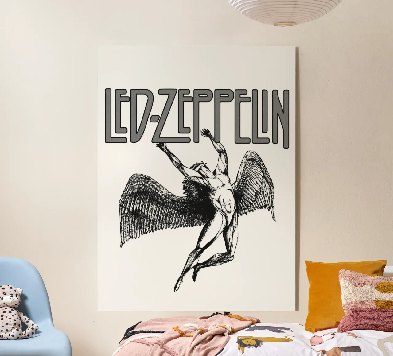arte della band dei Led Zeppelin plexiglass da vanhesling
