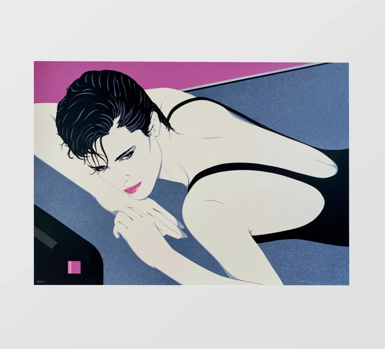 Patrick Nagel art telo in pvc da Kabir
