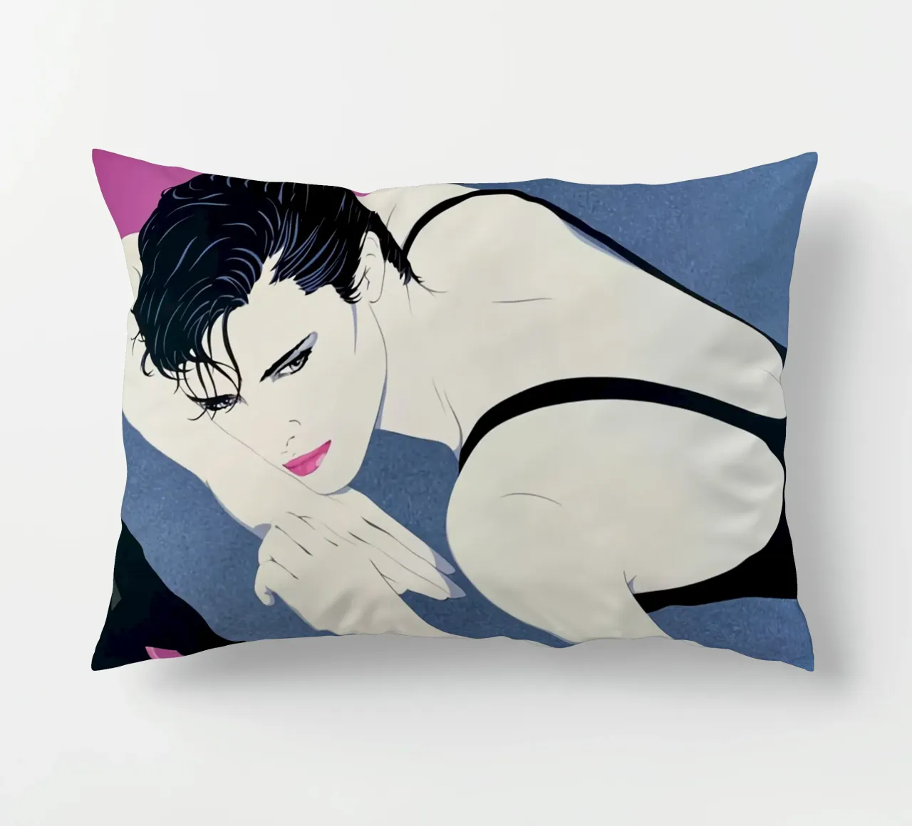 Patrick Nagel art cuscino da Kabir