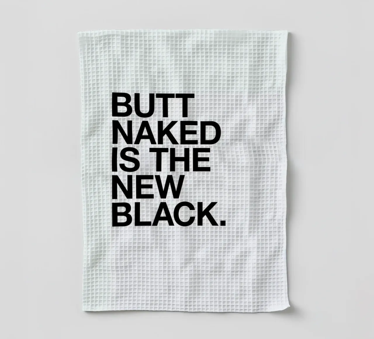 Butt Naked black Geschirrtuch von Studio One