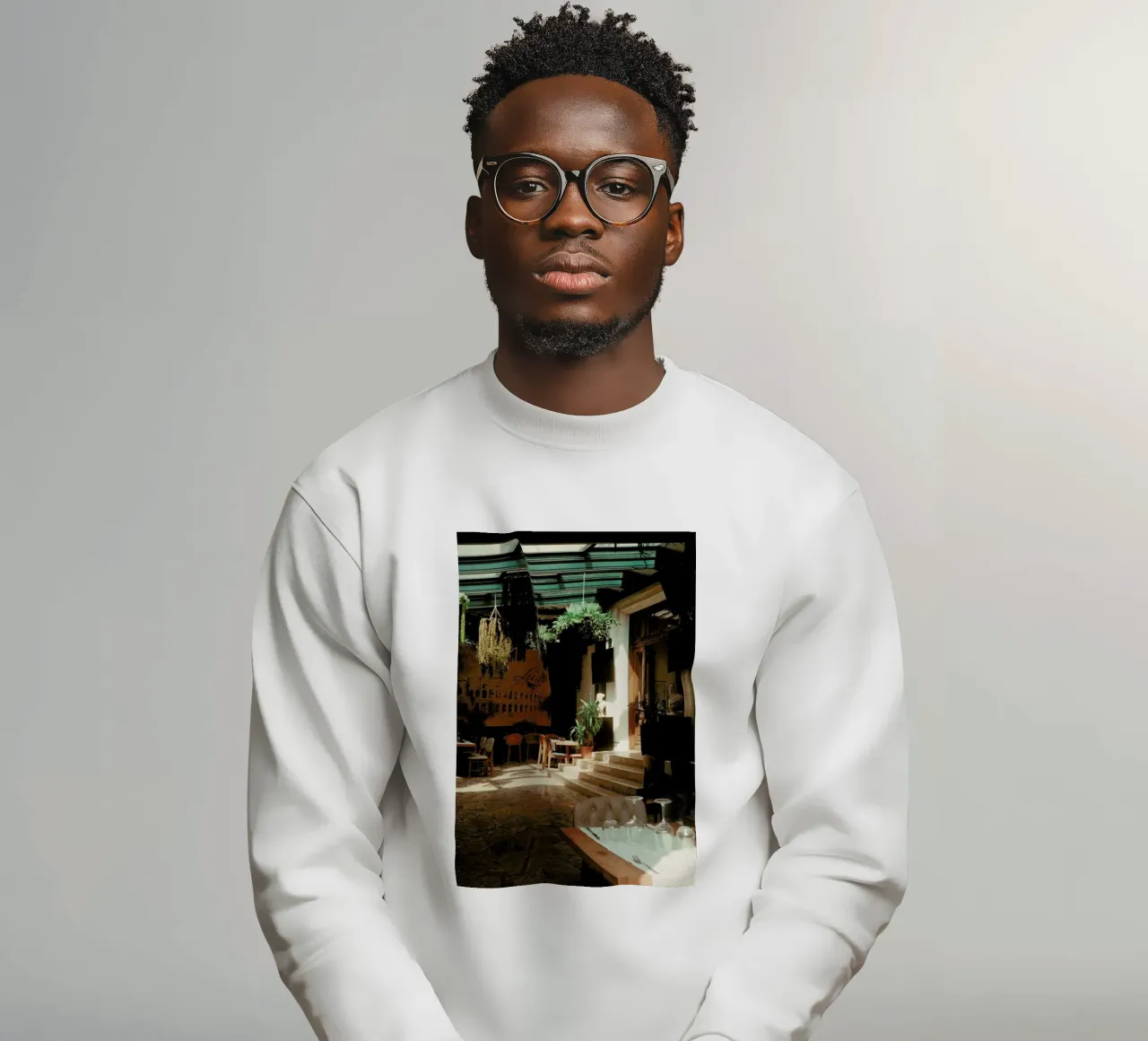 Analog Series The Small Cafe felpa da Sebastian Hilgetag