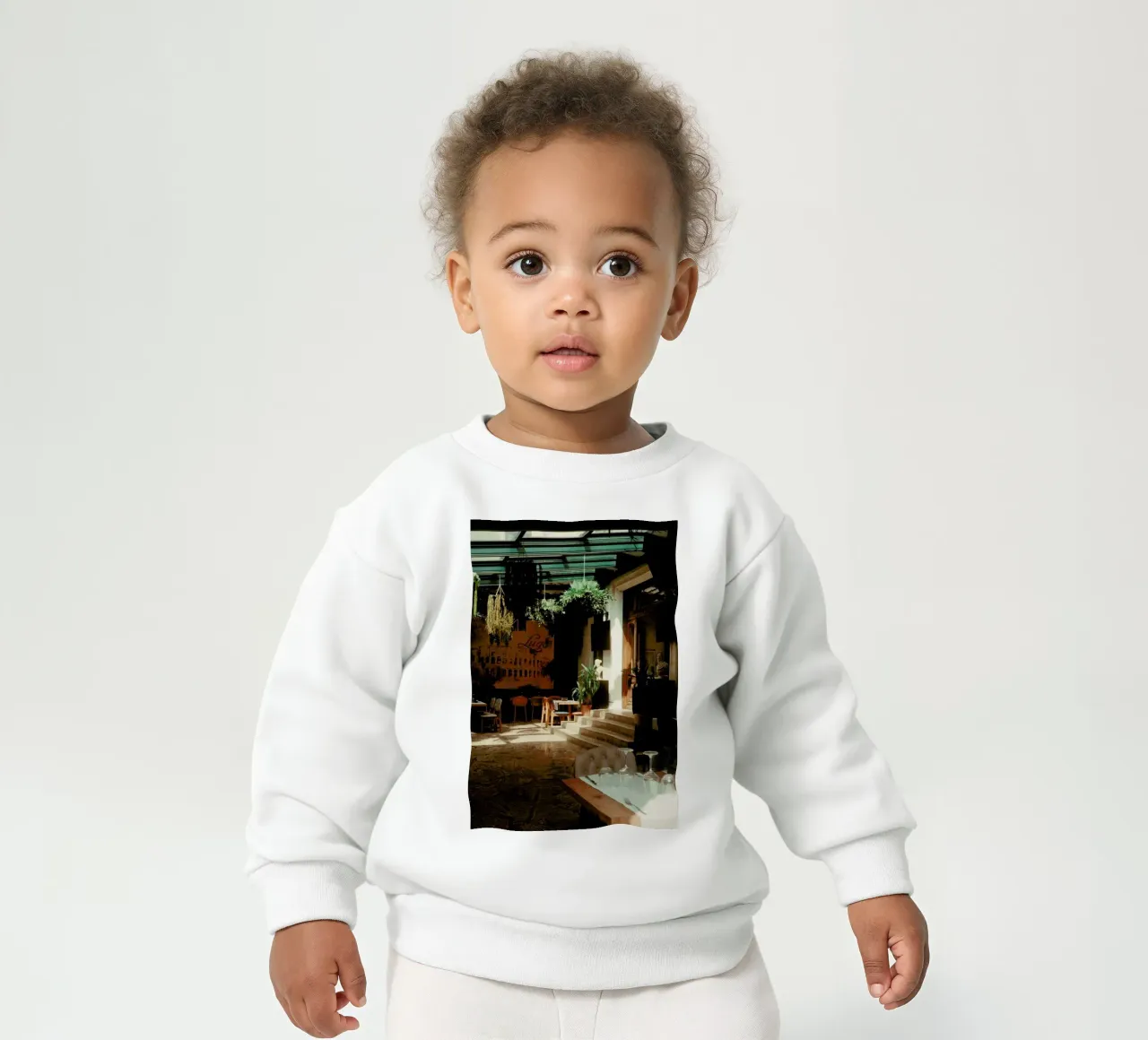 Analog Series The Small Cafe sweat pour bébé de Sebastian Hilgetag