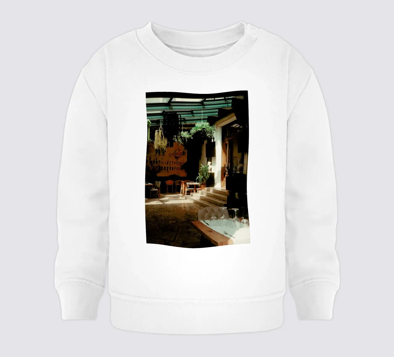 Analog Series The Small Cafe sweat pour bébé de Sebastian Hilgetag