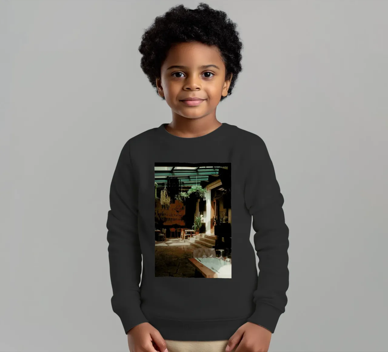 Analog Series The Small Cafe felpa bambino da Sebastian Hilgetag