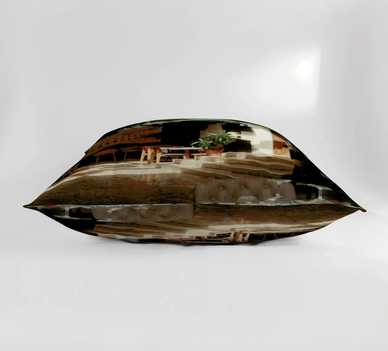 Analog Series The Small Cafe cuscino da Sebastian Hilgetag