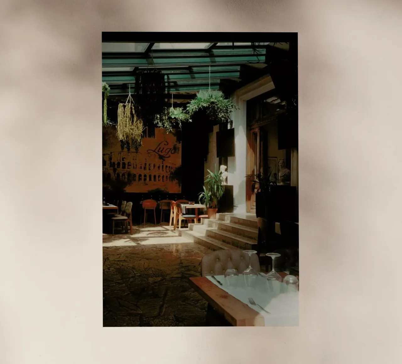 Analog Series The Small Cafe Backlit Folie von Sebastian Hilgetag