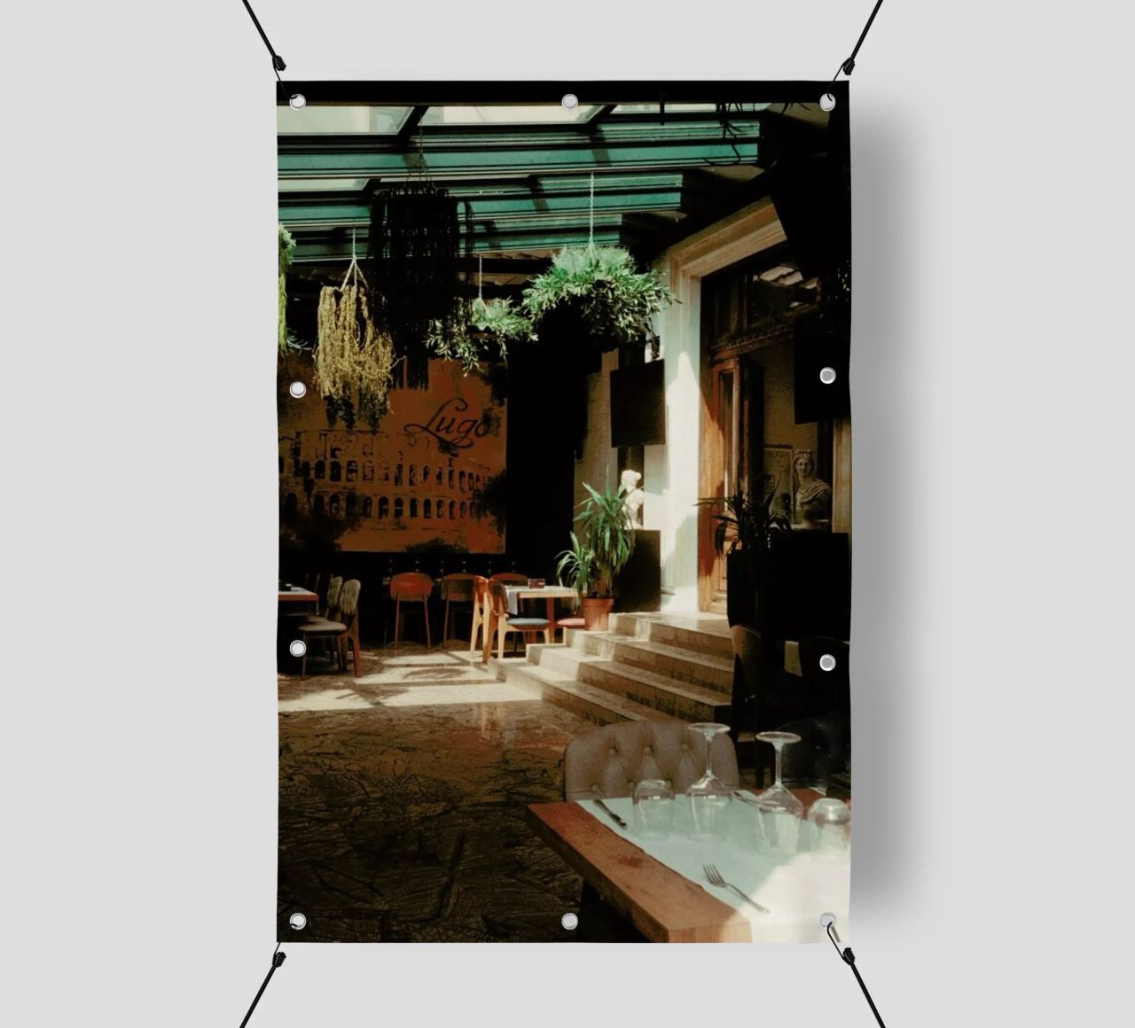 Analog Series The Small Cafe telo in pvc da Sebastian Hilgetag