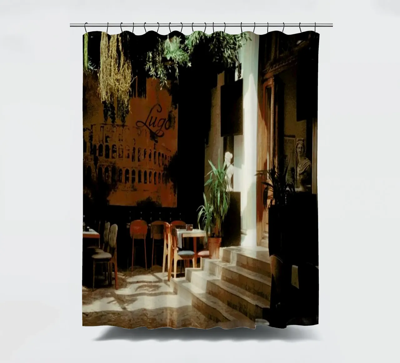 Analog Series The Small Cafe tenda da doccia da Sebastian Hilgetag