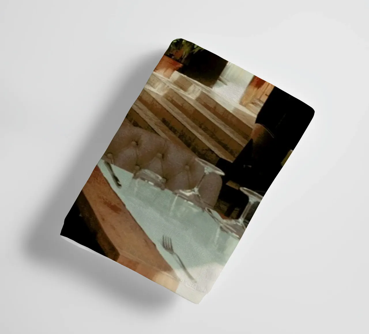 Analog Series The Small Cafe towel by Sebastian Hilgetag