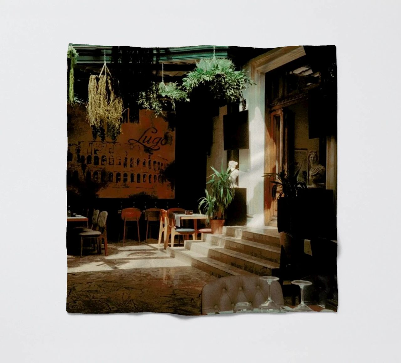 Analog Series The Small Cafe coperta in pile da Sebastian Hilgetag