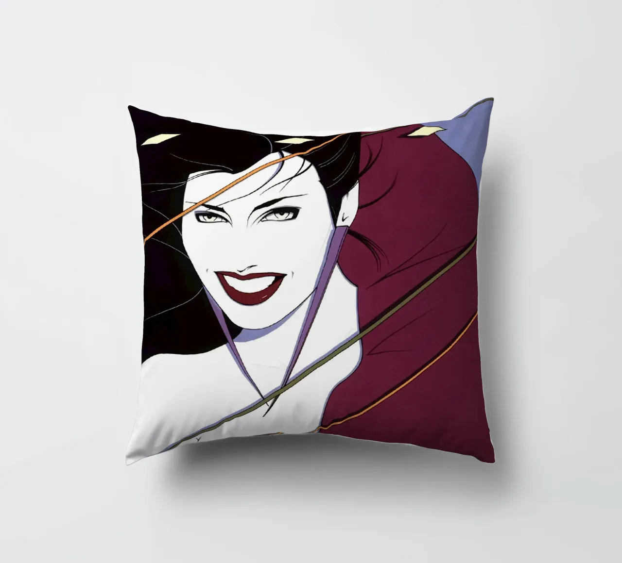Patrick Nagel art cuscino da Kabir