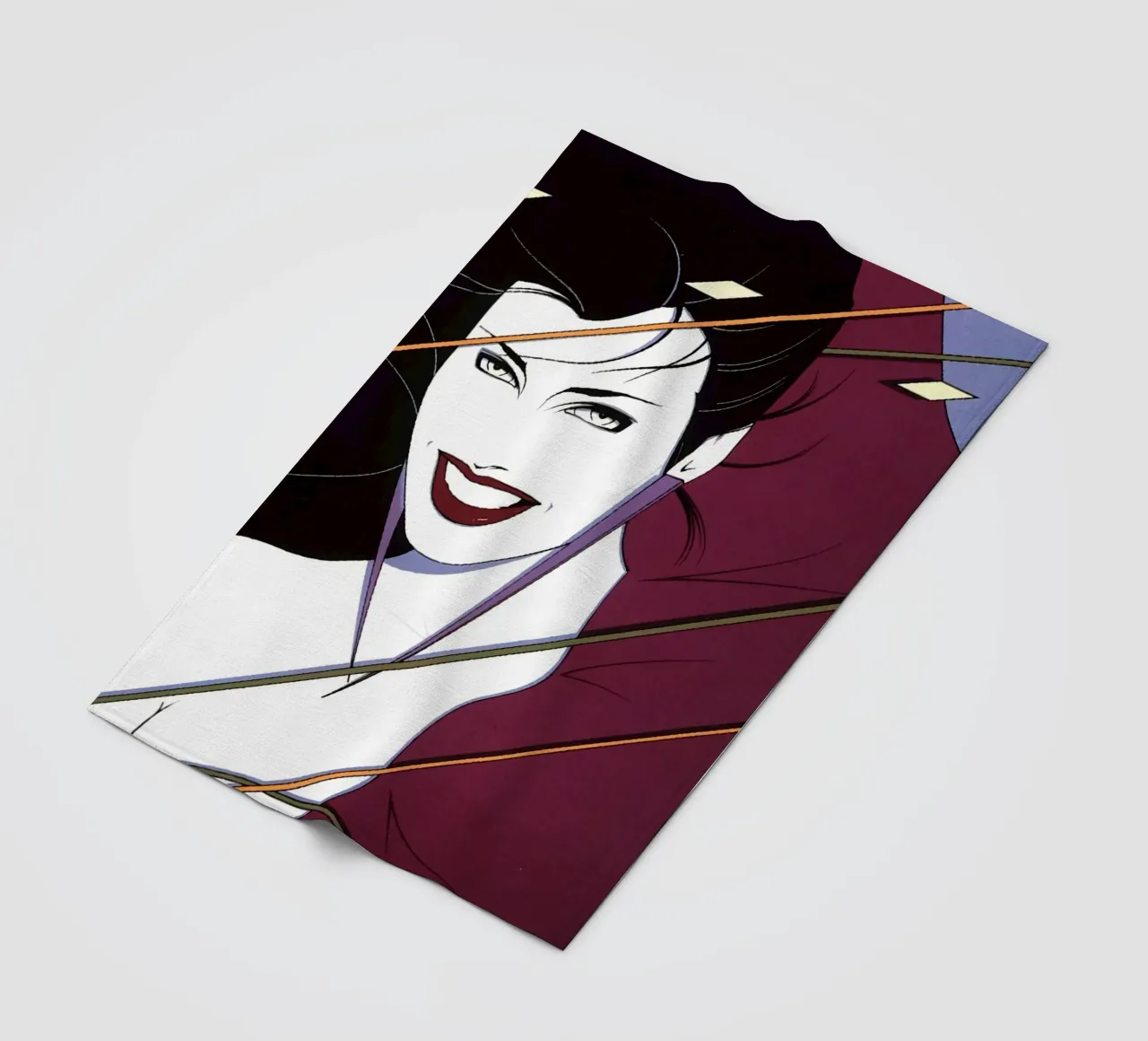 Patrick Nagel art coperta in pile da Kabir