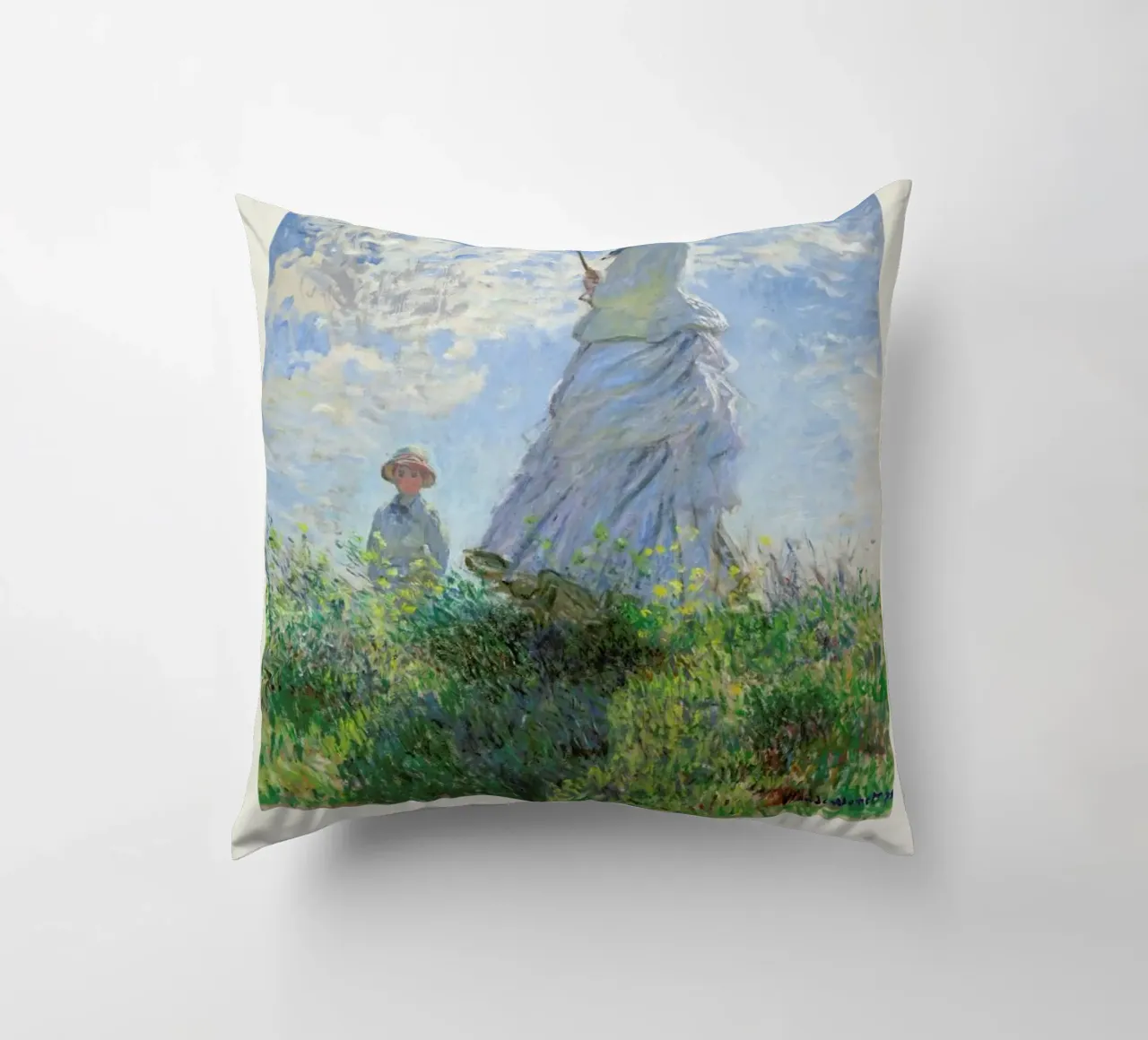 Monet – Signed Madame cuscino da Vintage by JUNIQE