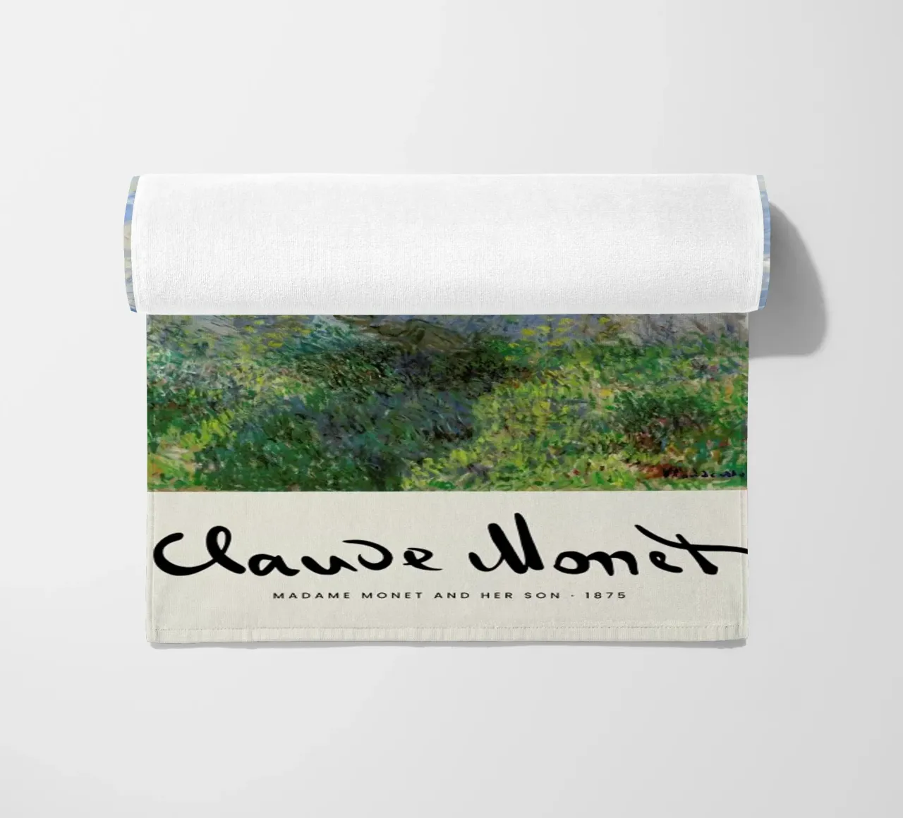Monet – Signed Madame telo mare da Vintage by JUNIQE