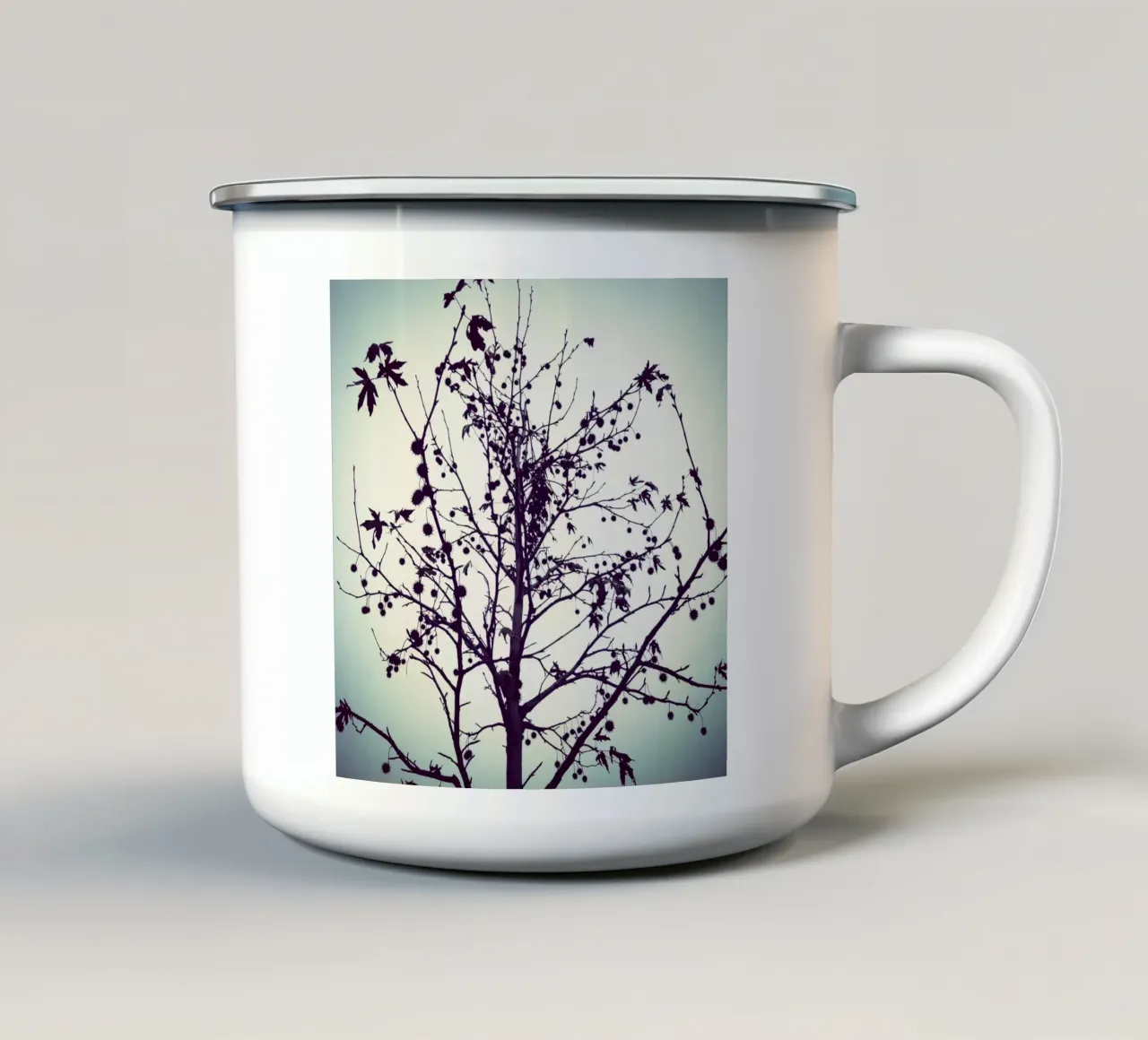 Albero della speranza tazza in smalto da KISSA STUDIO