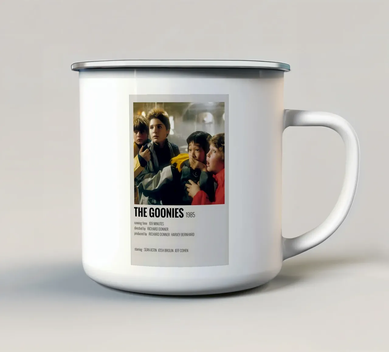 THE GOONIES 1985 tazza in smalto da MVFminimalist