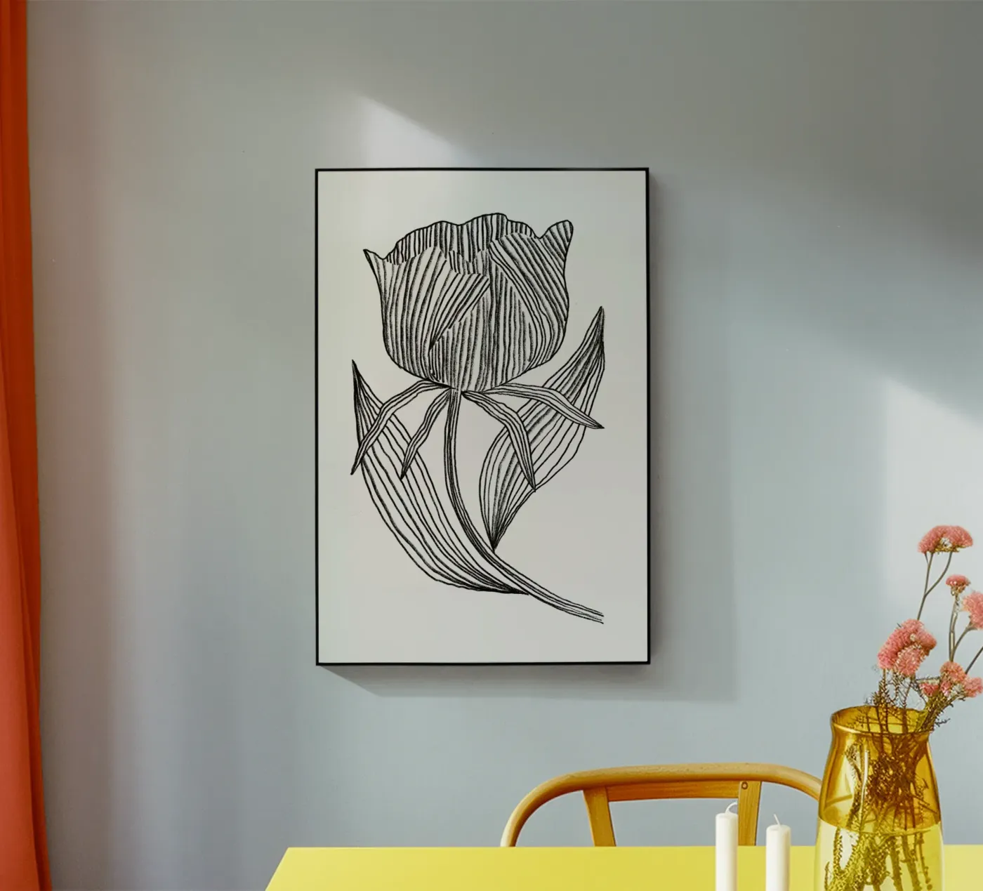 Rose Silhouette plexiglass da Graphite