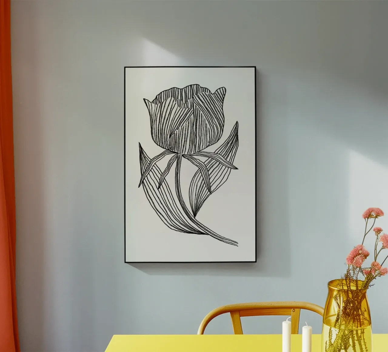 Rose Silhouette plexiglass da Graphite