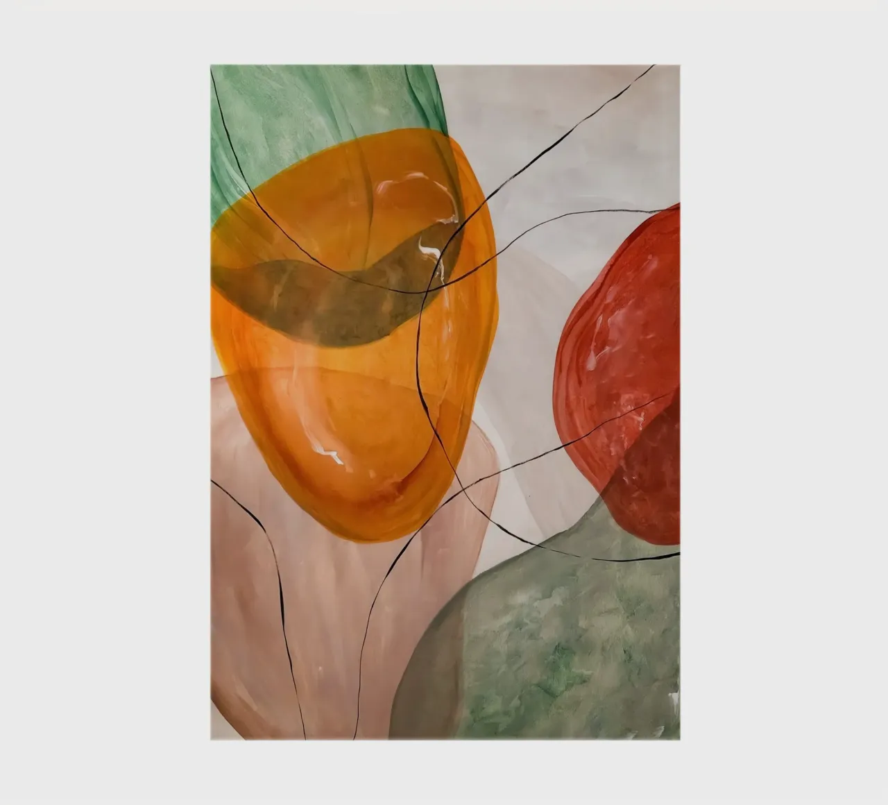 Translucent Overlays in Orange and Red Tones notebook by Artbyvo