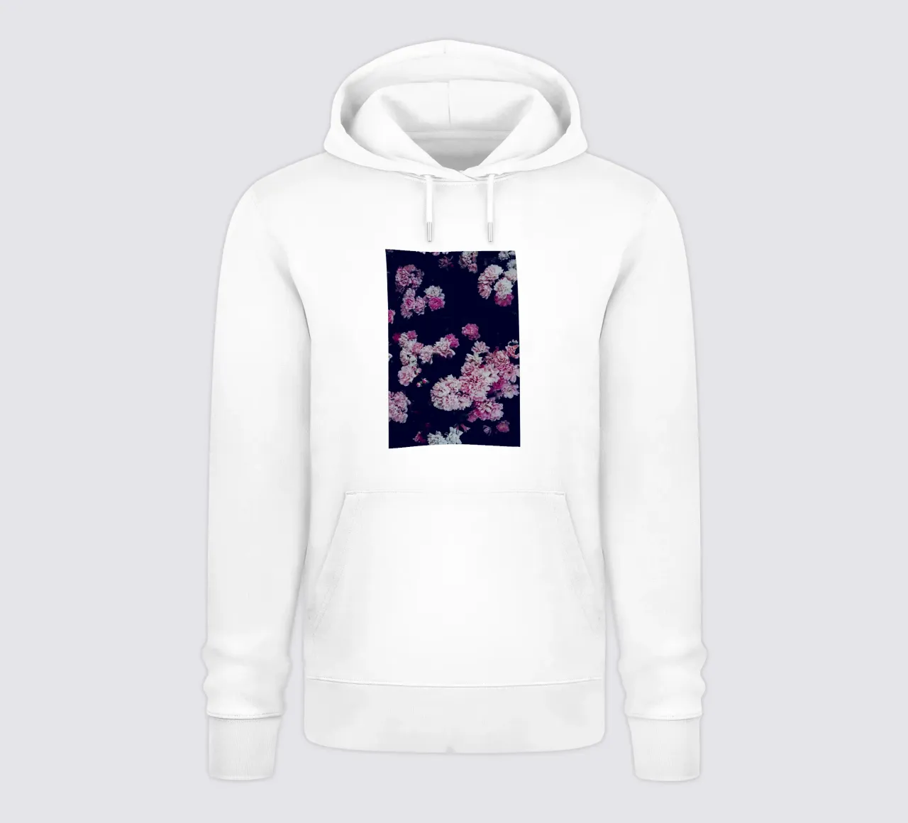 Fiori selvatici rosa felpa con cappuccio da KISSA STUDIO