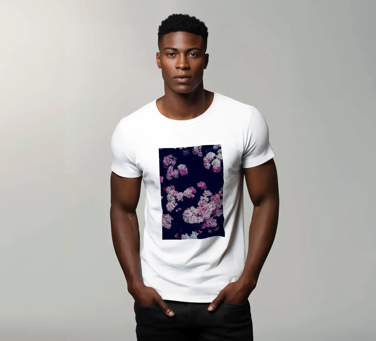Fiori selvatici rosa t-shirt da KISSA STUDIO