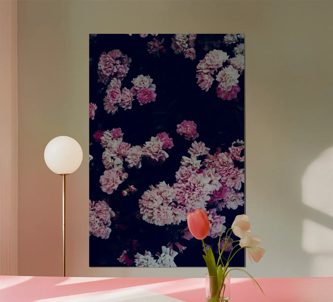 Fiori selvatici rosa poster da KISSA STUDIO