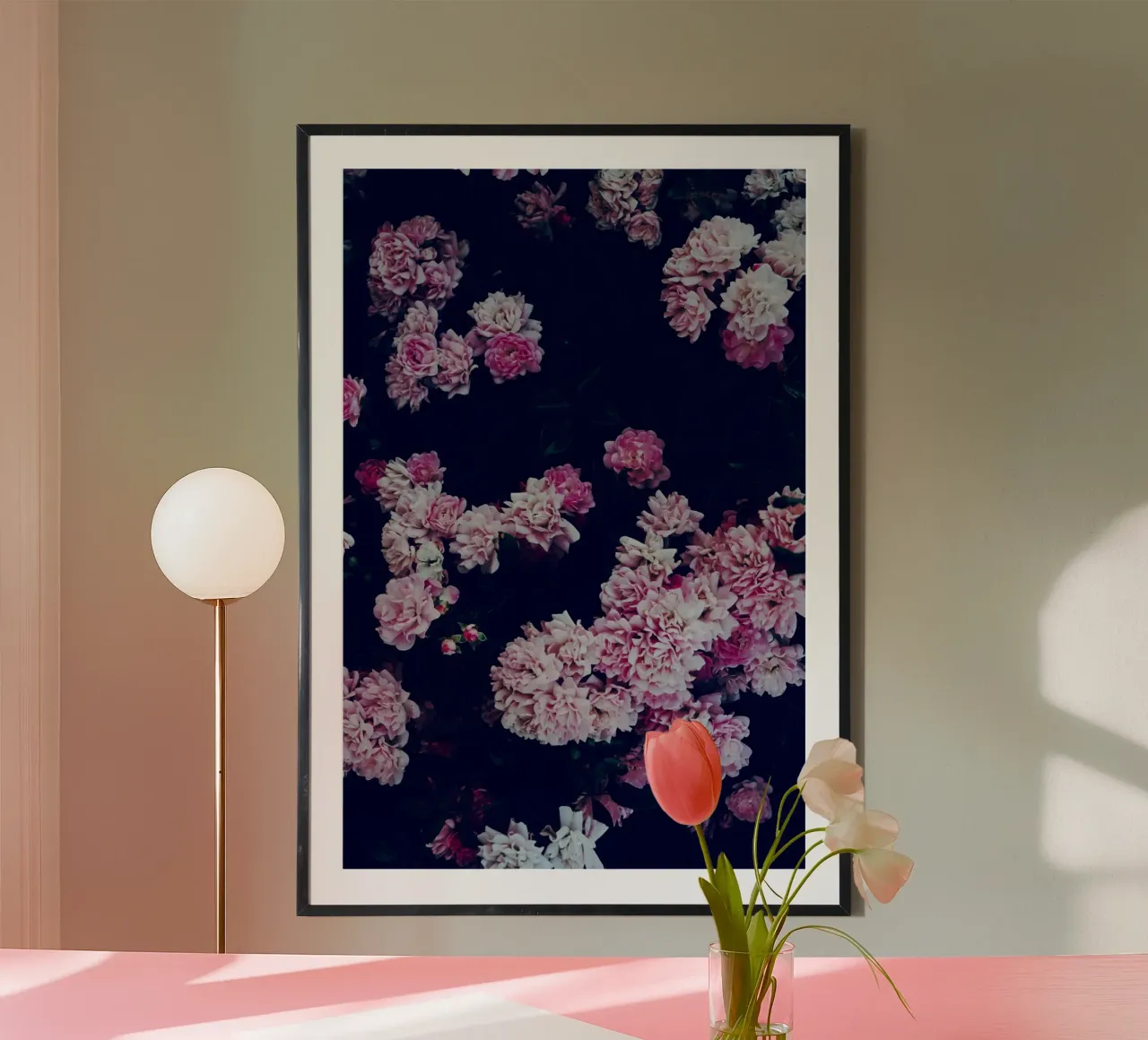 Fiori selvatici rosa poster da KISSA STUDIO