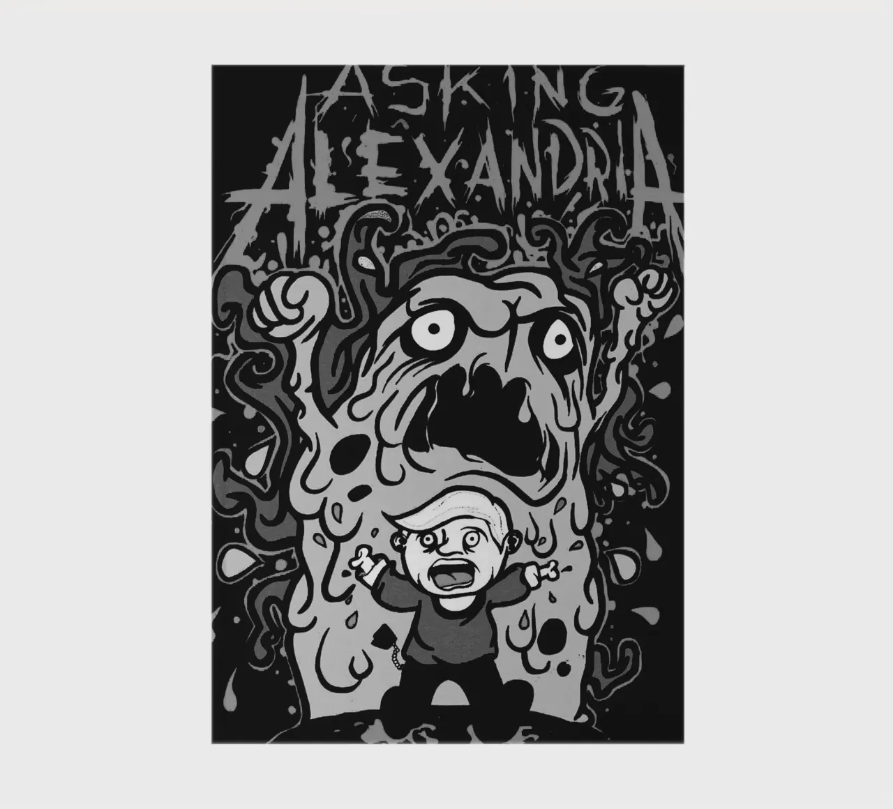 L'art du groupe Asking Alexandria carnet de notes de vanhesling