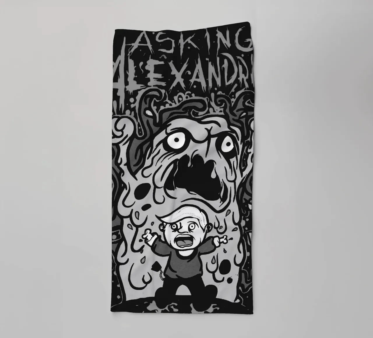 L'art du groupe Asking Alexandria serviette de bain de vanhesling