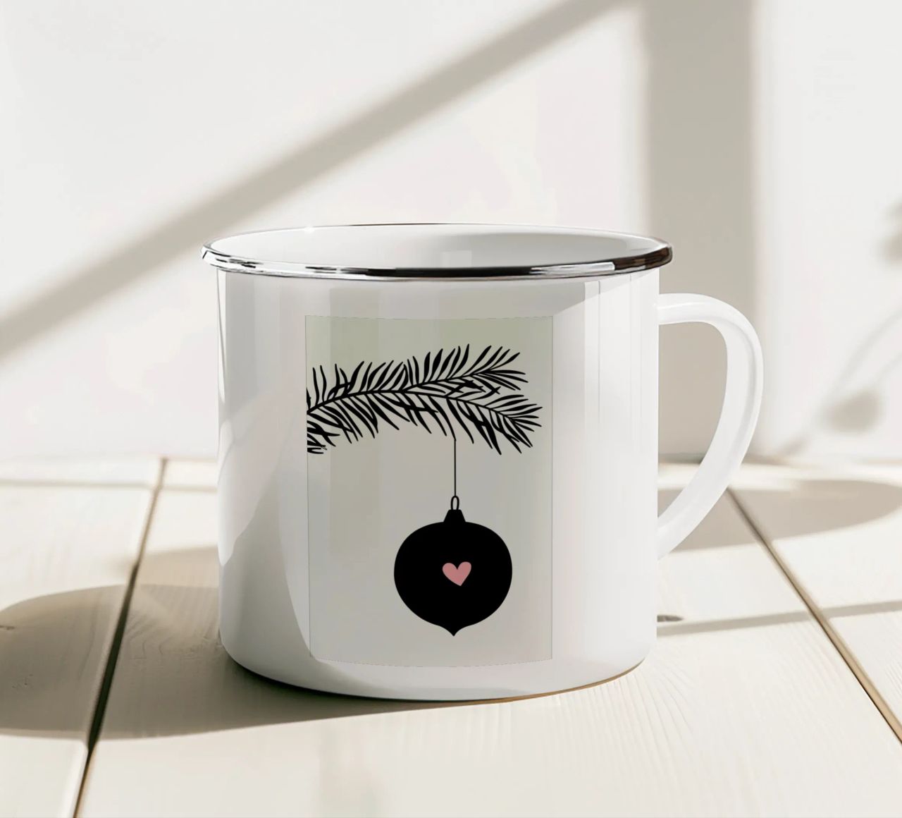 Fa La La La La 2 tazza in smalto da Kubistika