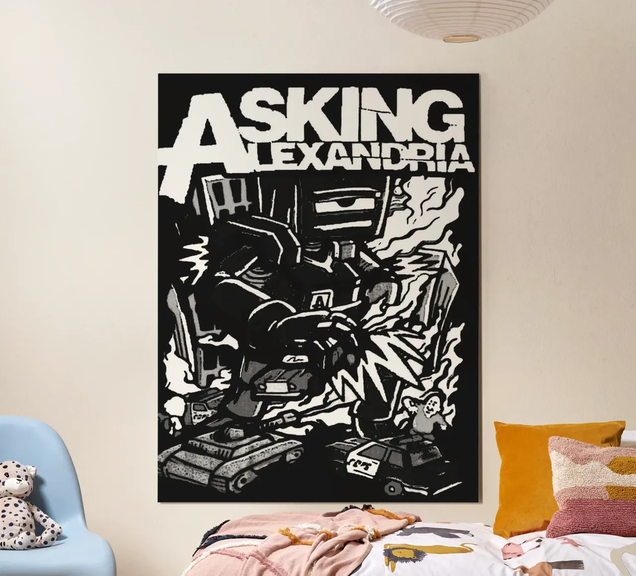 L'art du groupe Asking Alexandria hahnemühle de vanhesling